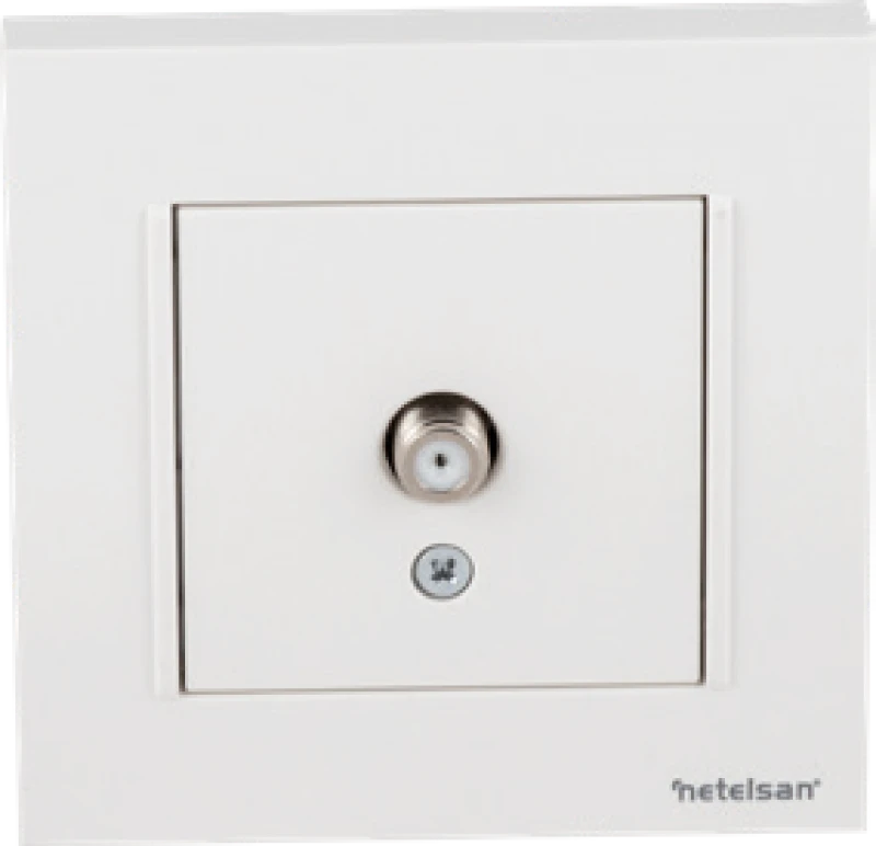 Single Satellite Socket with F Connector (Eco.) (SAT)